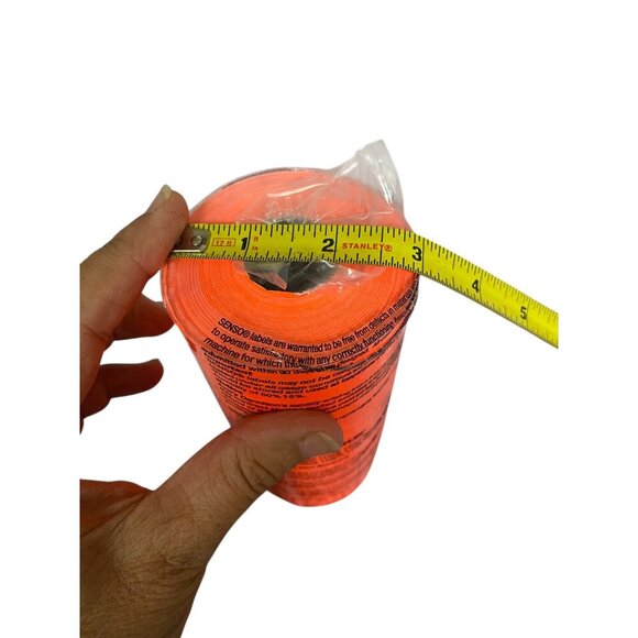 Uline Monarch 1110 Red Removable Labels 17M Roll Box Avery Dennison New - Picture 5 of 9